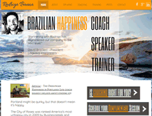 Tablet Screenshot of brazilianhappinesscoach.com